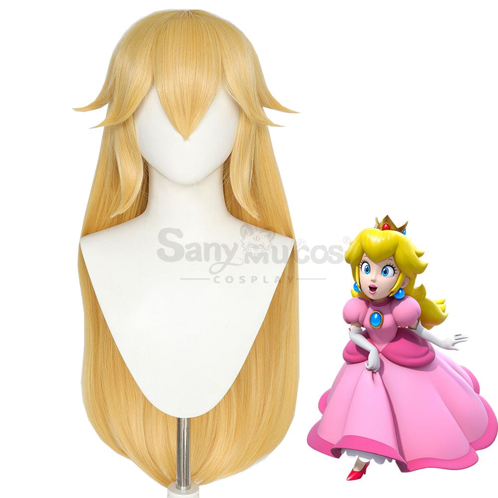 【In Stock】Anime The Super Mario Bros. Movie Cosplay Princess Peach Wig Wigs