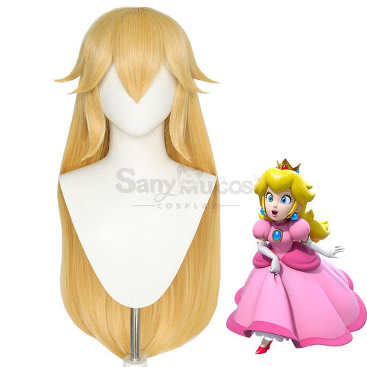 【In Stock】Anime The Super Mario Bros. Movie Cosplay Princess Peach Wig Wigs 1000