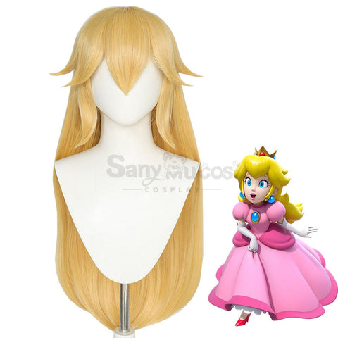 【In Stock】Anime The Super Mario Bros. Movie Cosplay Princess Peach Wig Wigs