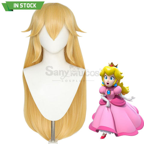 【In Stock】Anime The Super Mario Bros. Movie Cosplay Princess Peach Wig Wigs