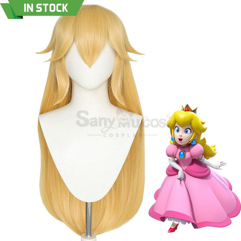 【In Stock】Anime The Super Mario Bros. Movie Cosplay Princess Peach Wig Wigs