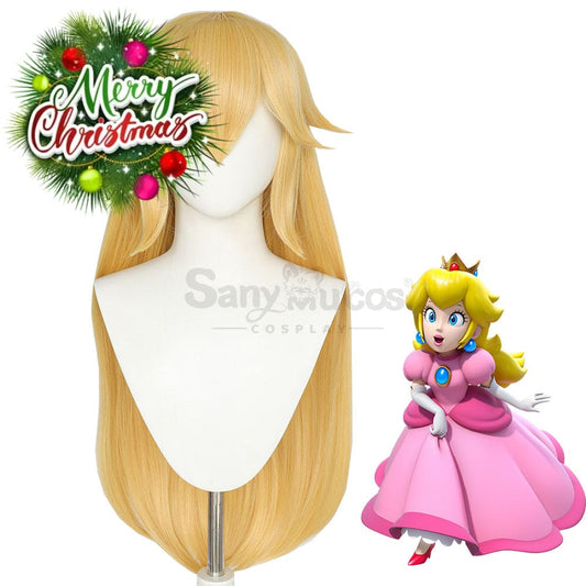 【In Stock】Anime The Super Mario Bros. Movie Cosplay Princess Peach Wig Wigs 1000