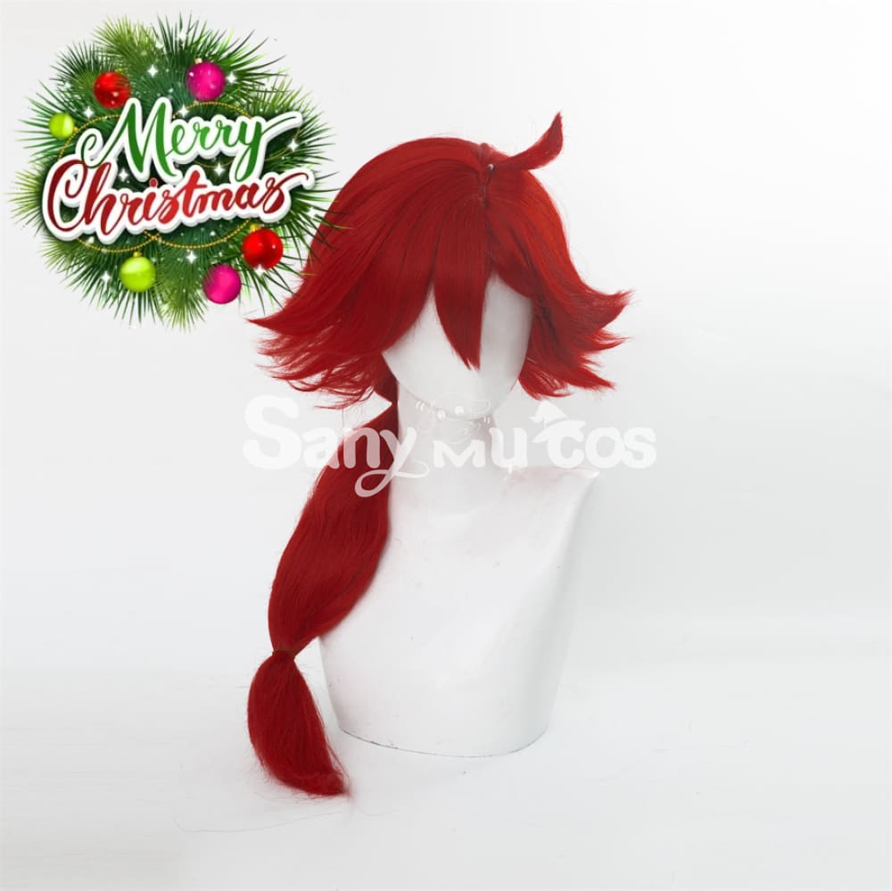 Anime the Witch from Mercury Suletta Mercury Red Cosplay Wig