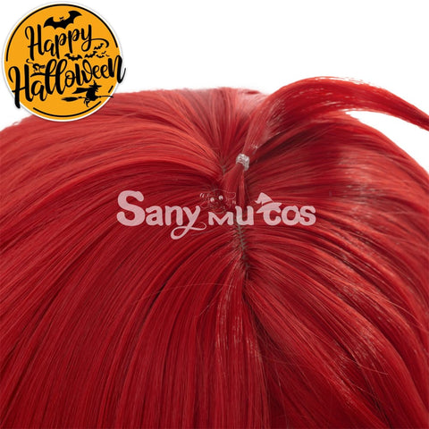 Anime the Witch from Mercury Suletta Mercury Red Cosplay Wig