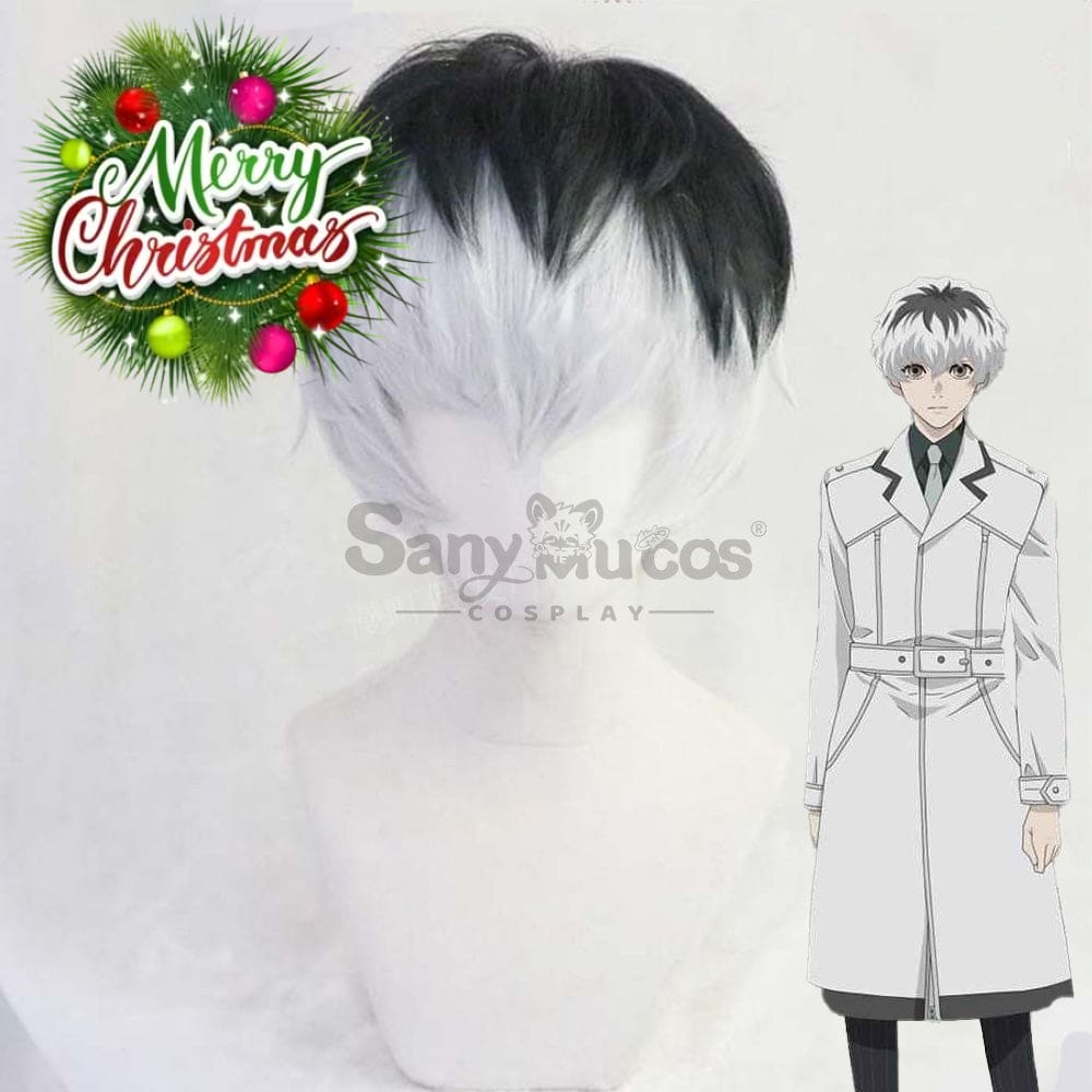 【In Stock】Anime Tokyo Ghoul Cosplay Haise Sasaki Wig Wigs