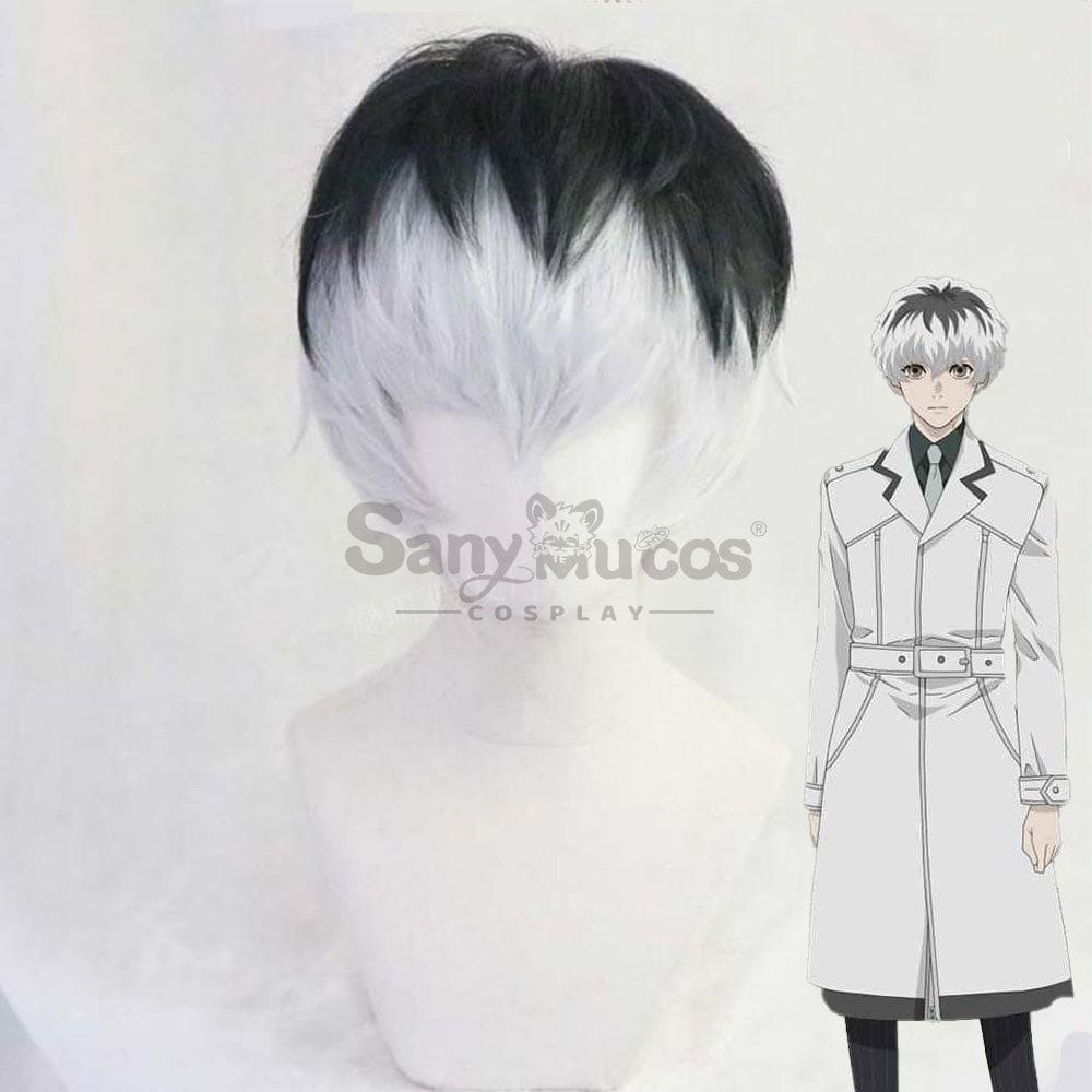 【In Stock】Anime Tokyo Ghoul Cosplay Haise Sasaki Wig Wigs