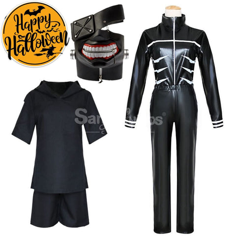 【In Stock】Anime Tokyo Ghoul Cosplay Ken Kaneki Cosplay Costume Costume and Mask / S Cosplay Costumes