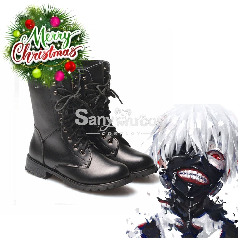 【In Stock】Anime Tokyo Ghoul Cosplay Ken Kaneki Shoes Boots