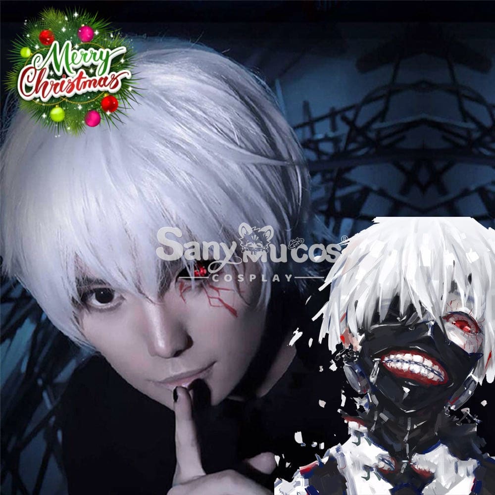 【In Stock】Anime Tokyo Ghoul Cosplay Ken Kaneki Wig Wigs