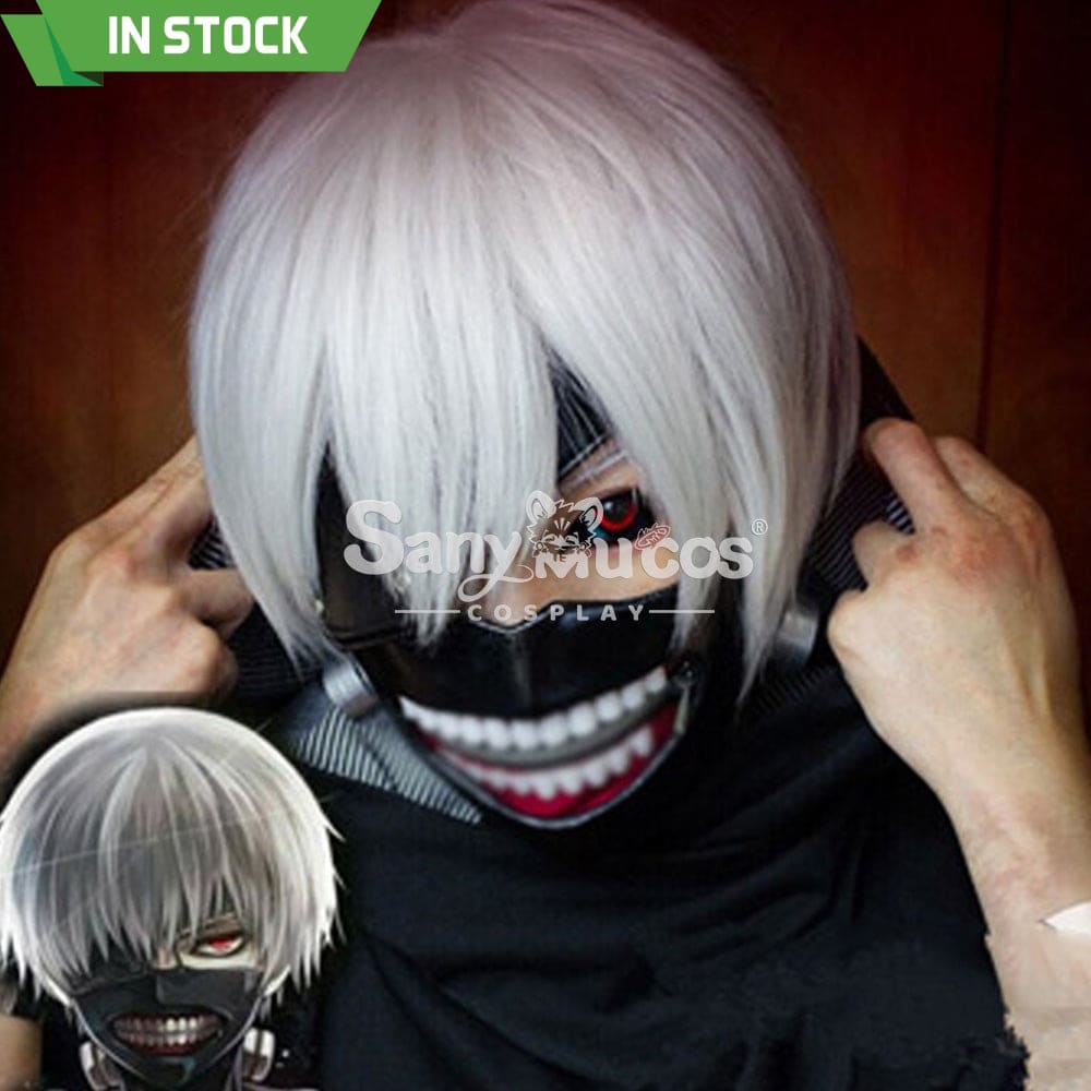 【In Stock】Anime Tokyo Ghoul Cosplay Ken Kaneki Wig Wigs