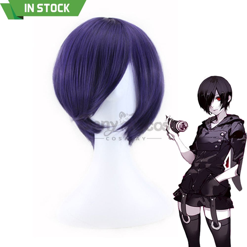 【In Stock】Anime Tokyo Ghoul Cosplay Touka Kirishima Wig Wigs