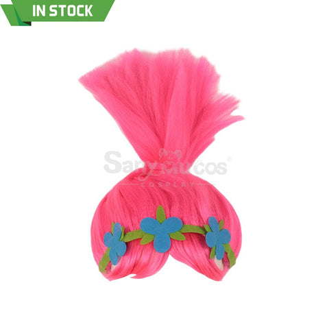 【In Stock】Anime Trolls Cosplay Poppy V-Neck Costume Wig Costumes