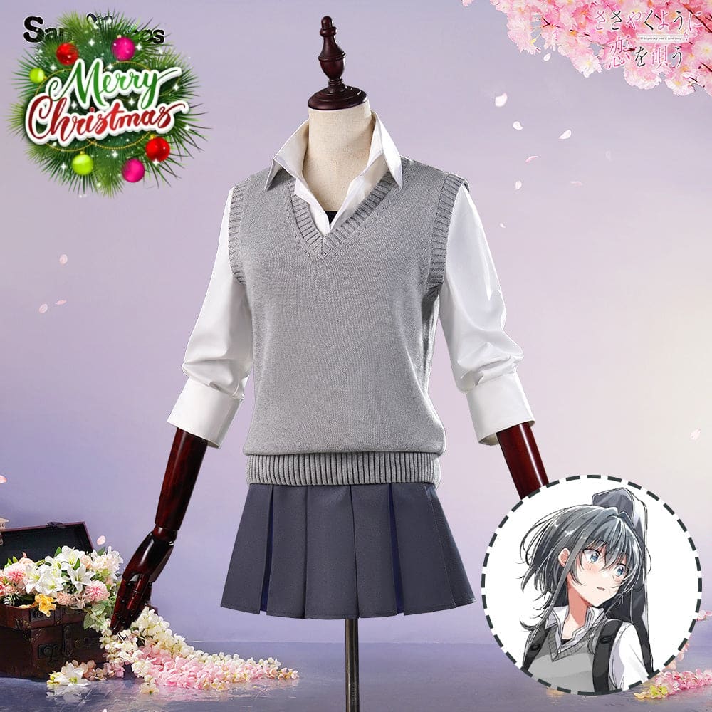 Anime Whisper Me A Love Song Cosplay Yori Asanagi Costume Costumes