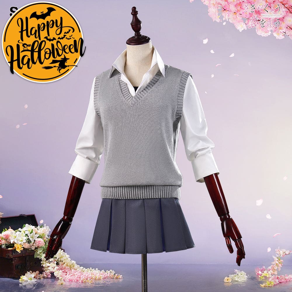 Anime Whisper Me A Love Song Cosplay Yori Asanagi Costume Costumes