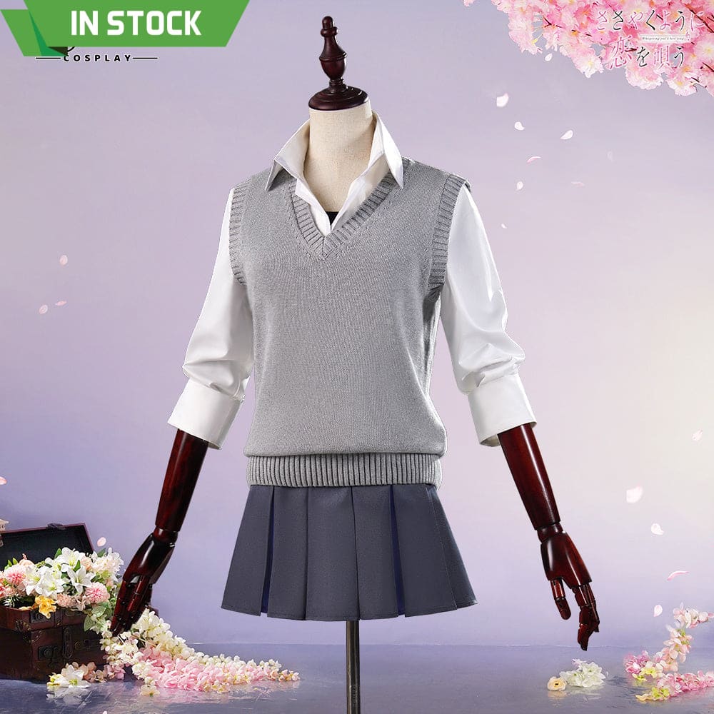 Anime Whisper Me A Love Song Cosplay Yori Asanagi Costume Costumes