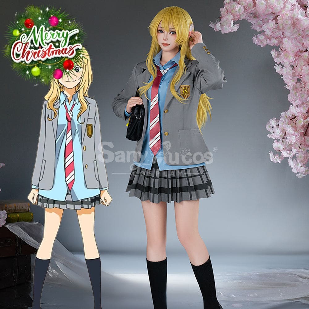 【Pre-Sale】Anime Your Lie in April Cosplay Kaori Miyazono Cosplay Costume Cosplay Costumes