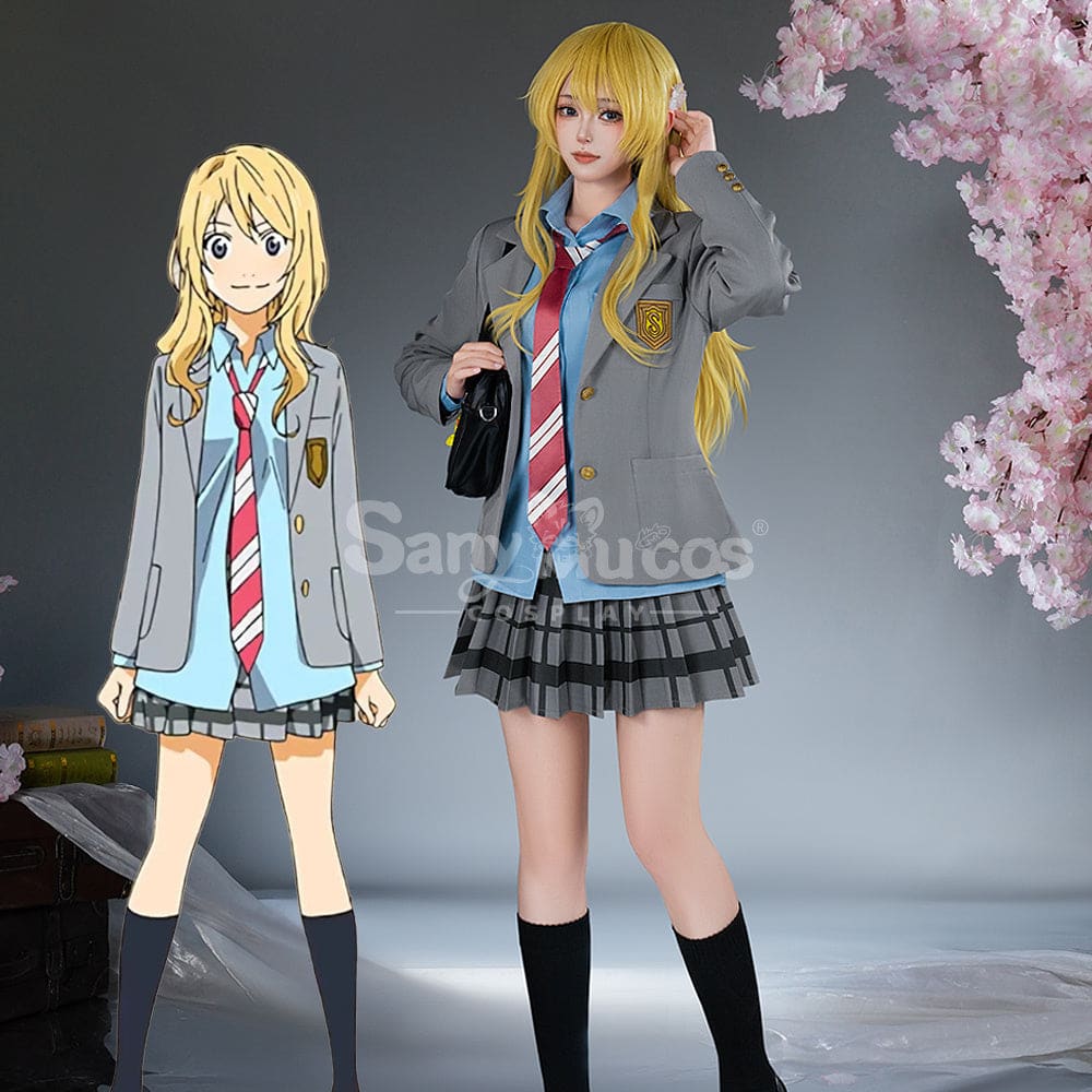 【Pre-Sale】Anime Your Lie in April Cosplay Kaori Miyazono Cosplay Costume Cosplay Costumes