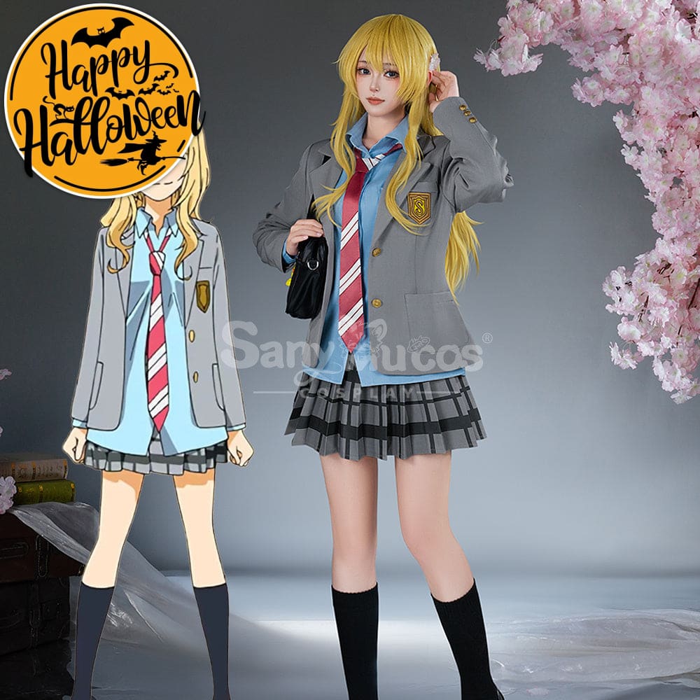 【Pre-Sale】Anime Your Lie in April Cosplay Kaori Miyazono Cosplay Costume Cosplay Costumes