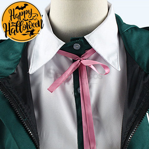 【In Stock】Animes Danganronpa Nanami Chiaki School Uniform With Hooded Jacket Cosplay Costume