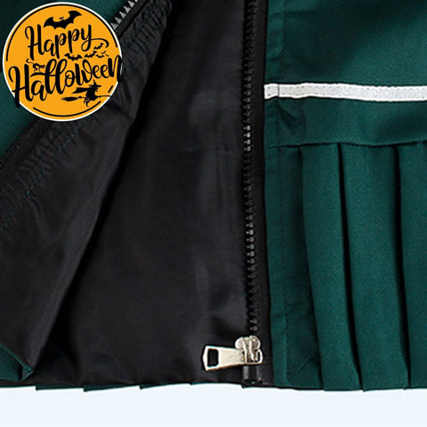 【In Stock】Animes Danganronpa Nanami Chiaki School Uniform With Hooded Jacket Cosplay Costume