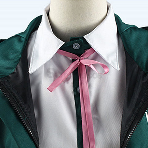 【In Stock】Animes Danganronpa Nanami Chiaki School Uniform With Hooded Jacket Cosplay Costume