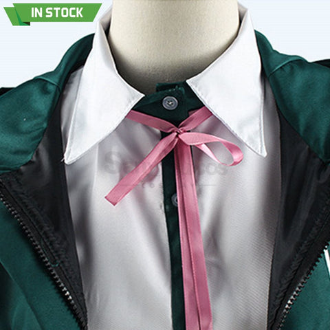 【In Stock】Animes Danganronpa Nanami Chiaki School Uniform With Hooded Jacket Cosplay Costume