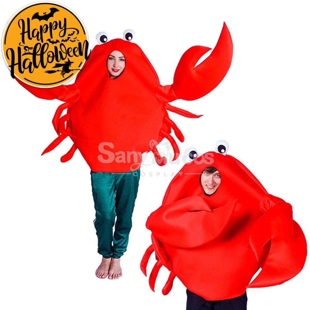 【In Stock】Carnival Cosplay Adult Female And Male Couples Funny Spoof Crab Cute Animal Stage