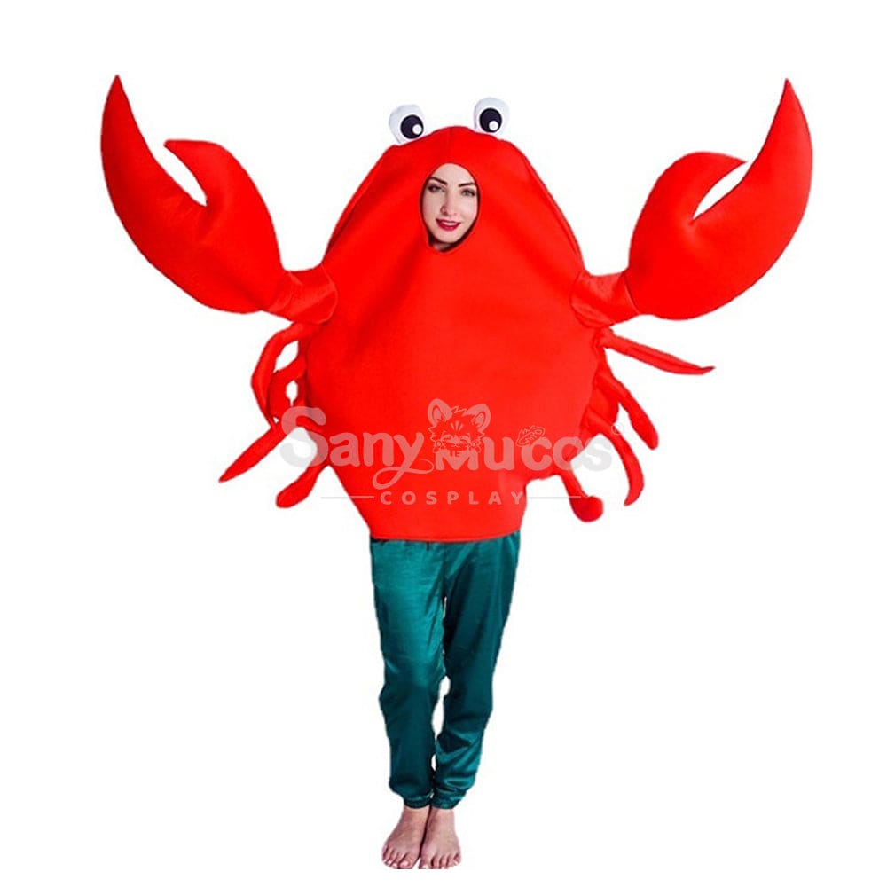 【In Stock】Carnival Cosplay Adult Female And Male Couples Funny Spoof Crab Cute Animal Stage