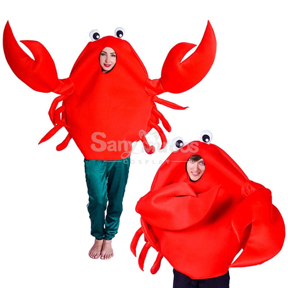 【In Stock】Carnival Cosplay Adult Female And Male Couples Funny Spoof Crab Cute Animal Stage