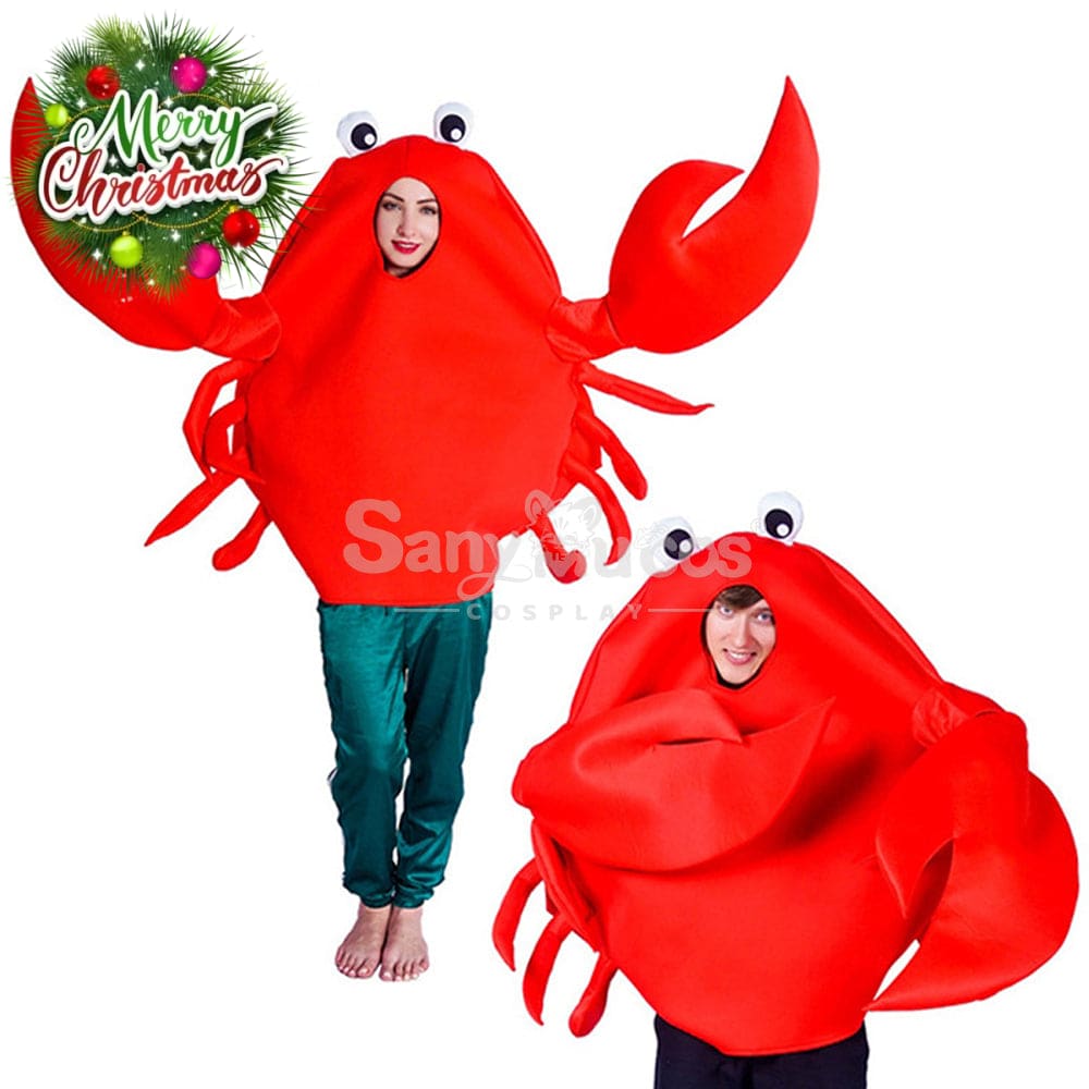 【In Stock】Carnival Cosplay Adult Female And Male Couples Funny Spoof Crab Cute Animal Stage