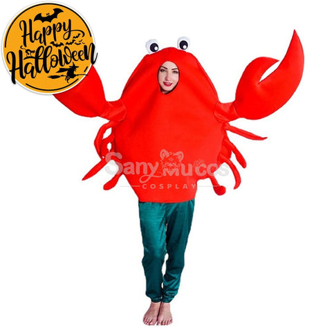 【In Stock】Carnival Cosplay Adult Female And Male Couples Funny Spoof Crab Cute Animal Stage