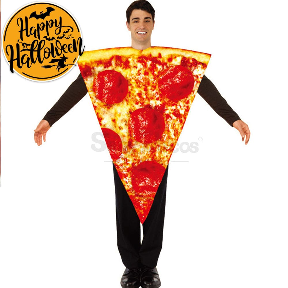 【In Stock】Carnival Cosplay Adult Masquerade Stage Pizza Costume Red Costumes