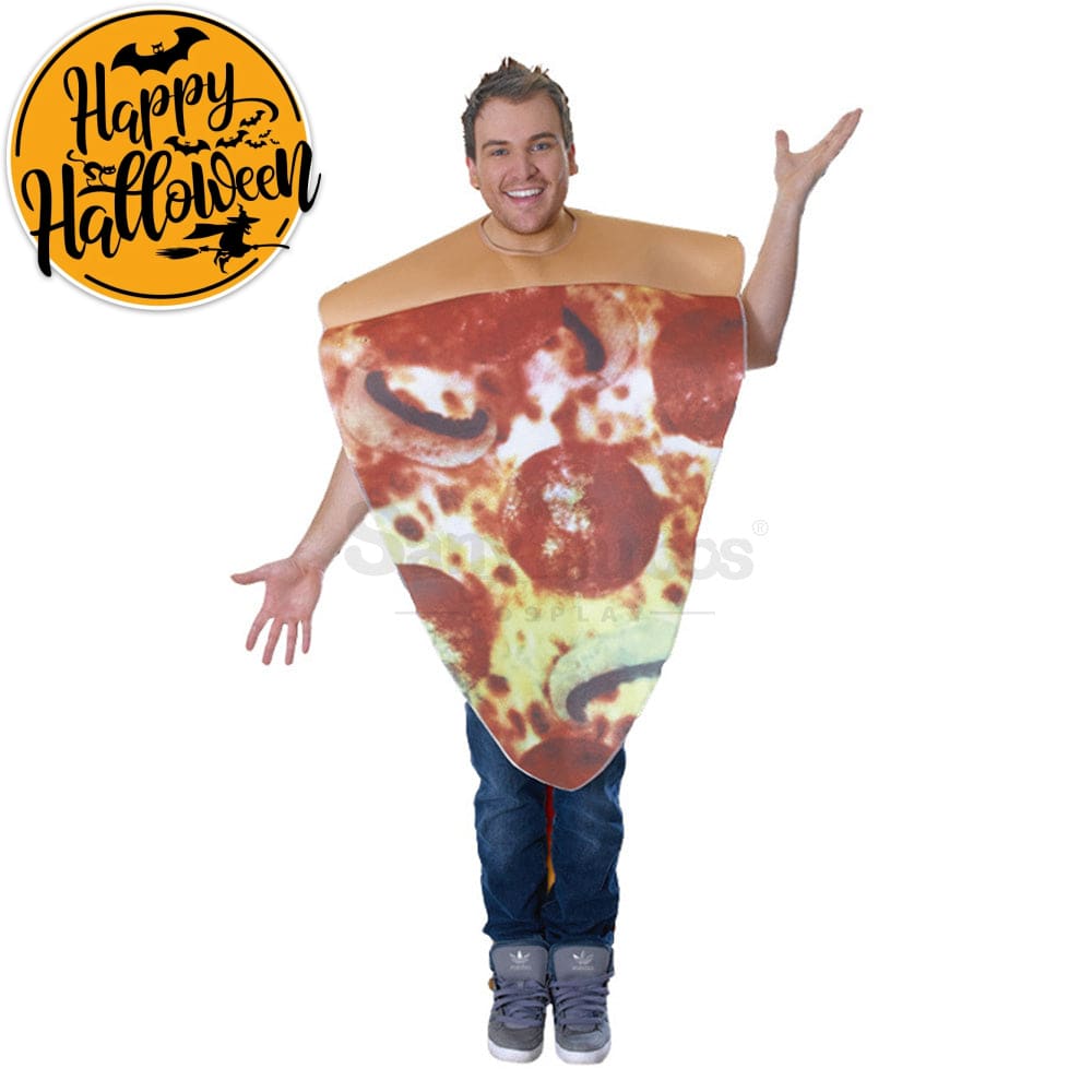 【In Stock】Carnival Cosplay Adult Masquerade Stage Pizza Costume Yellow Costumes