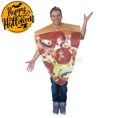 【In Stock】Carnival Cosplay Adult Masquerade Stage Pizza Costume Yellow Costumes