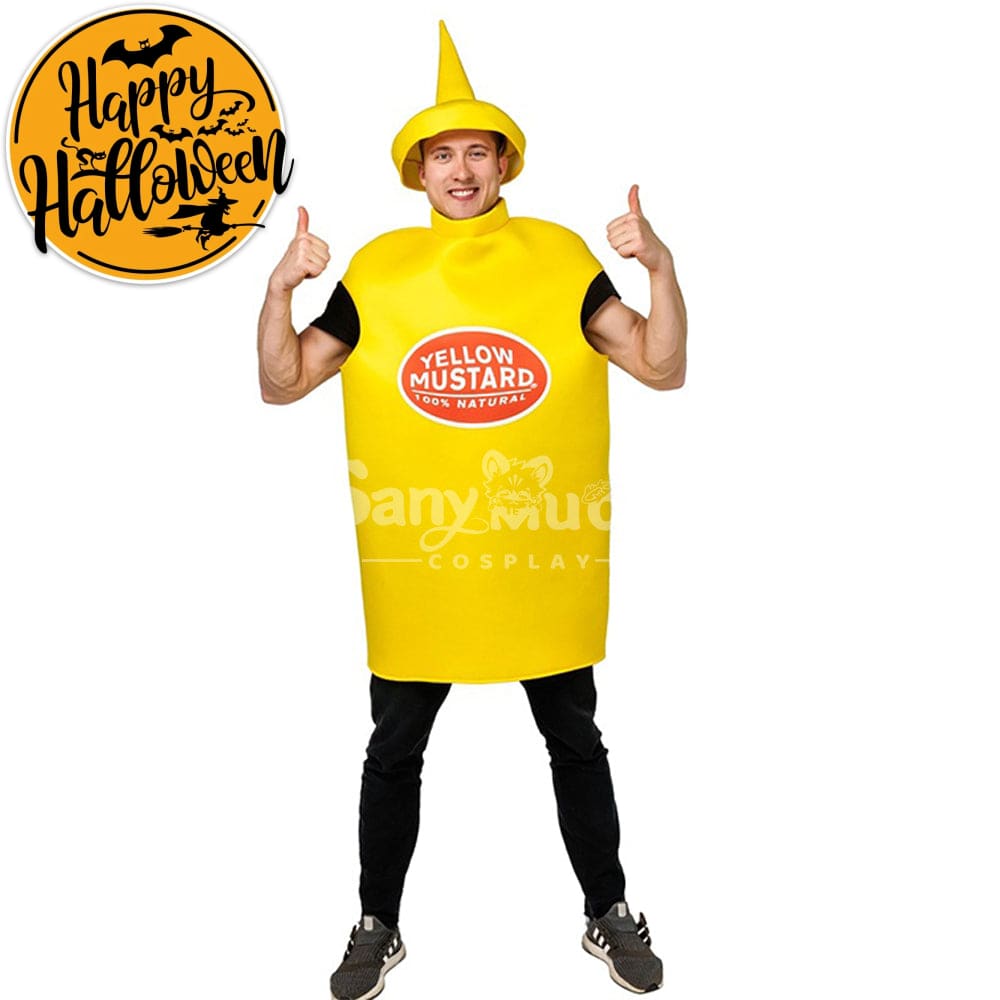 【In Stock】Carnival Cosplay Adult Mustard Ketchup For Men And Women Stage Performance Party