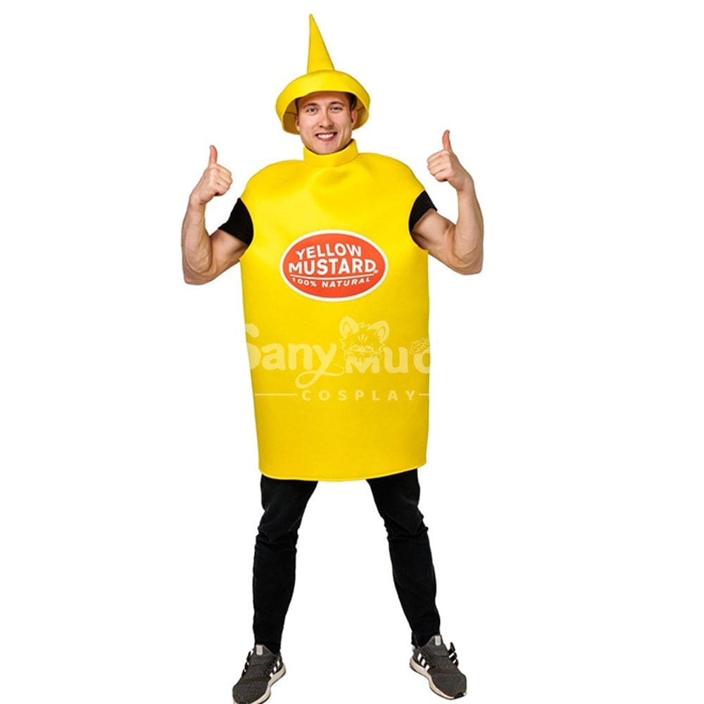 【In Stock】Carnival Cosplay Adult Mustard Ketchup For Men And Women Stage Performance Party