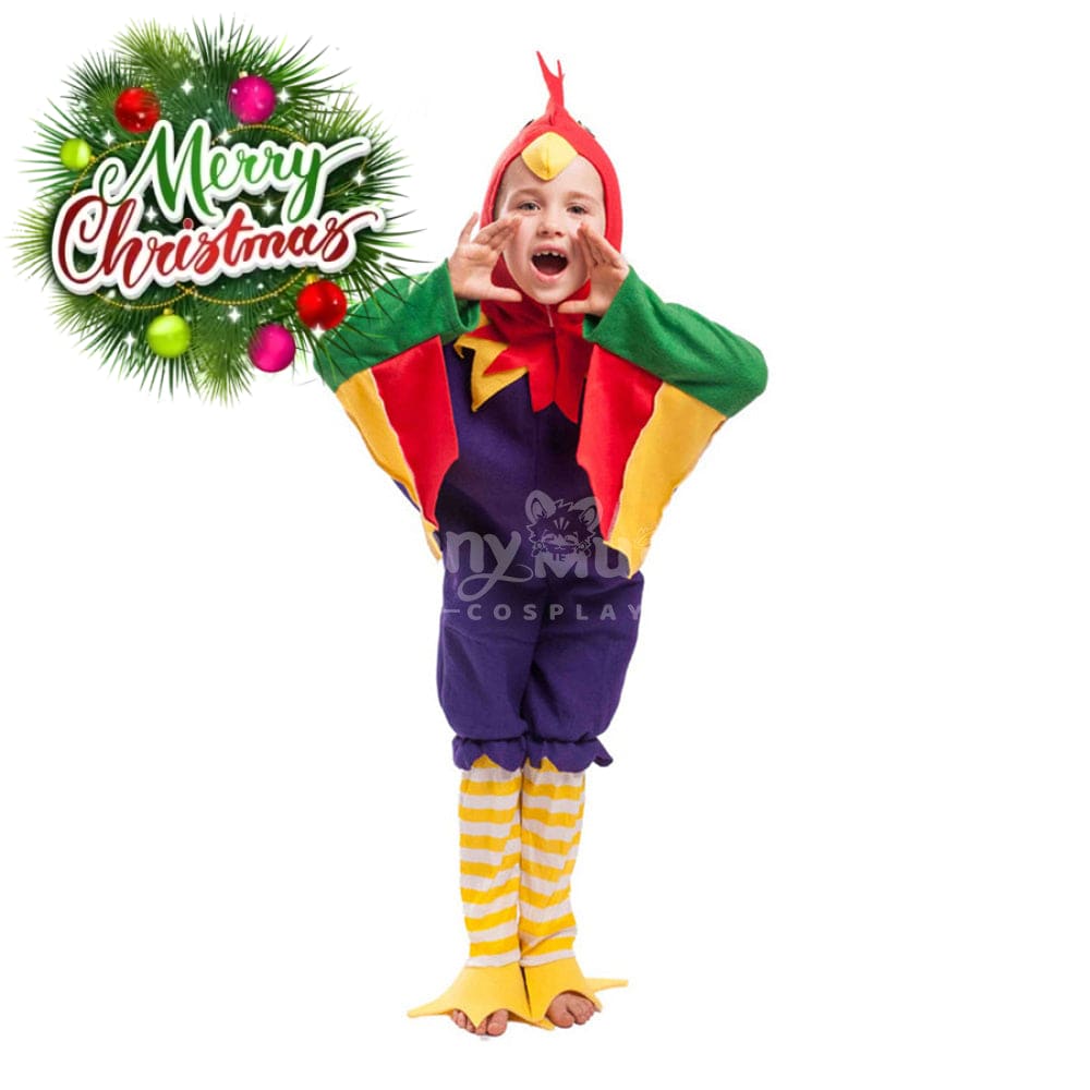 【In Stock】Carnival Cosplay Children’s Cute Colorful Chick Masquerade Performance Costume Costumes