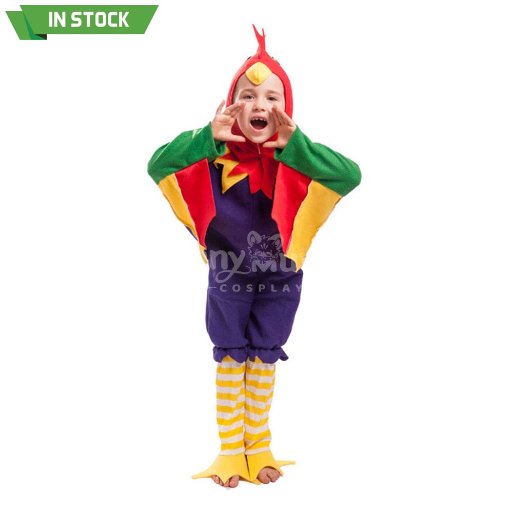 【In Stock】Carnival Cosplay Children’s Cute Colorful Chick Masquerade Performance Costume Costumes