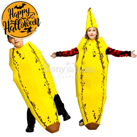 【In Stock】Carnival Cosplay Funny Banana Parent-Child Stage Performance Party Costume Child Costumes