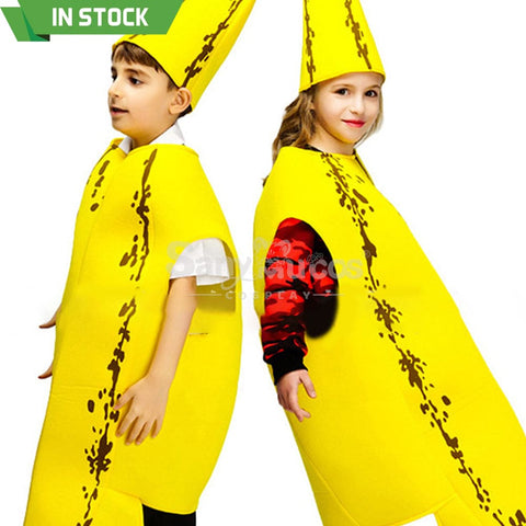 【In Stock】Carnival Cosplay Funny Banana Parent-Child Stage Performance Party Costume Costumes