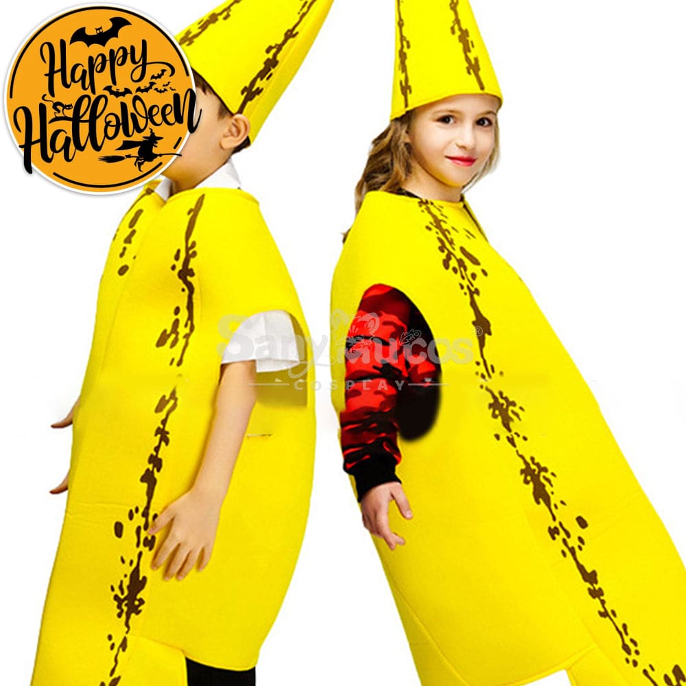【In Stock】Carnival Cosplay Funny Banana Parent-Child Stage Performance Party Costume Costumes