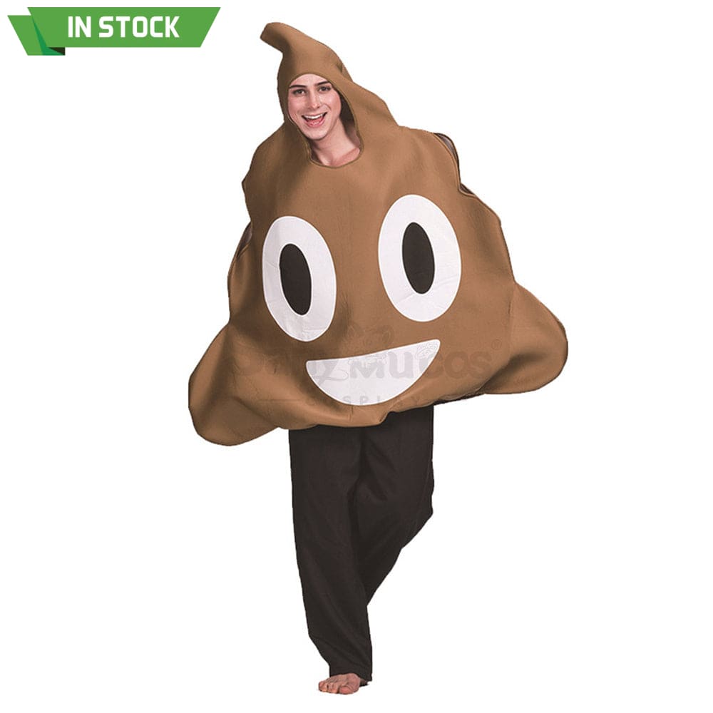 【In Stock】Carnival Cosplay Parent-Child Sponge Emoji-Pile Of Poo Jumpsuit Stage Performance