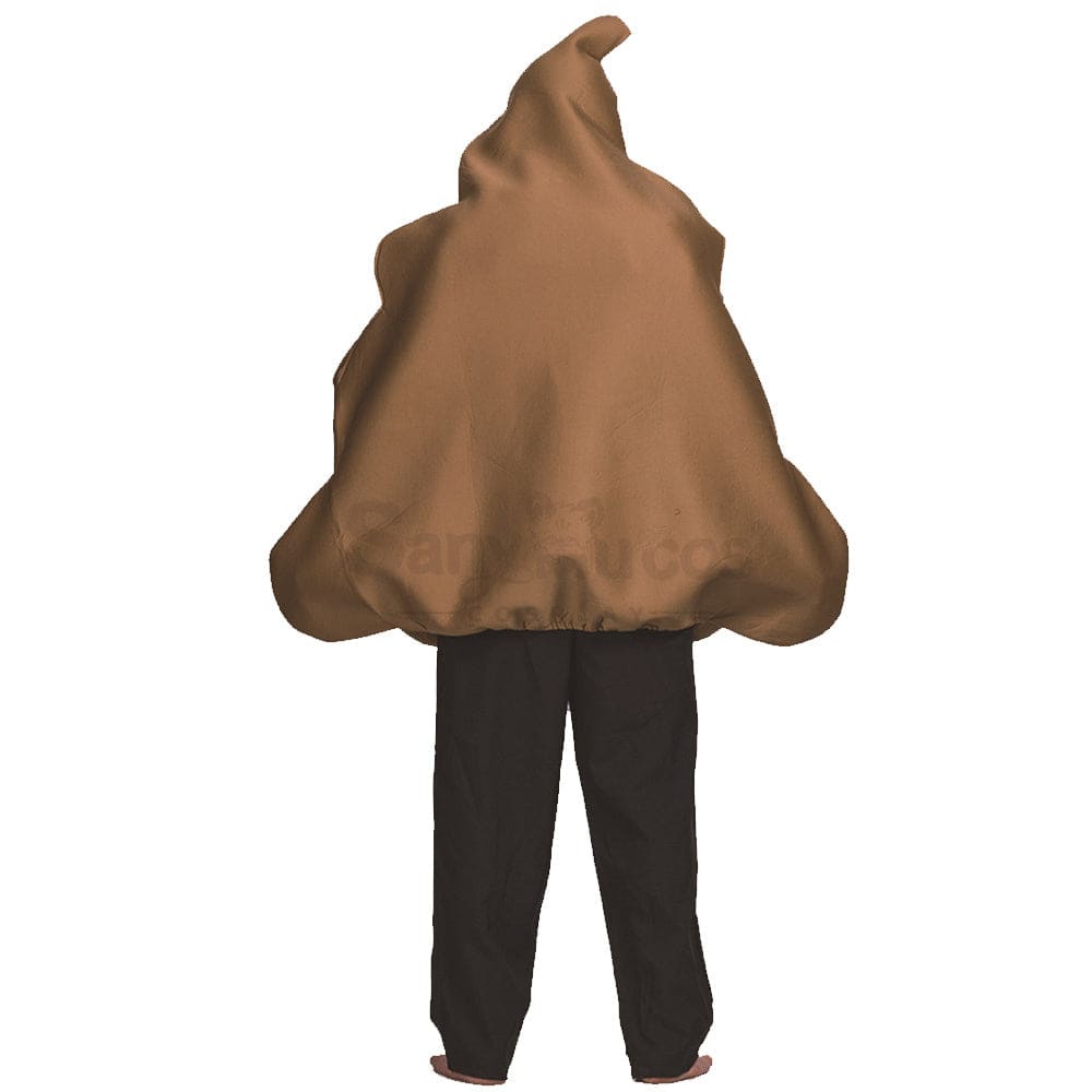 【In Stock】Carnival Cosplay Parent-Child Sponge Emoji-Pile Of Poo Jumpsuit Stage Performance