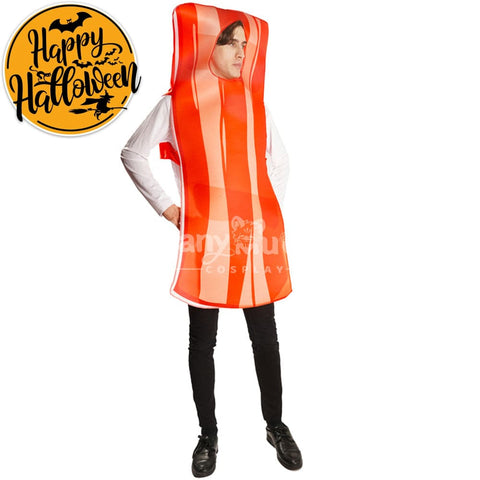 【In Stock】Carnival Cosplay Poached Egg Bacon Adult Men And Women Couples Funny Food Stage