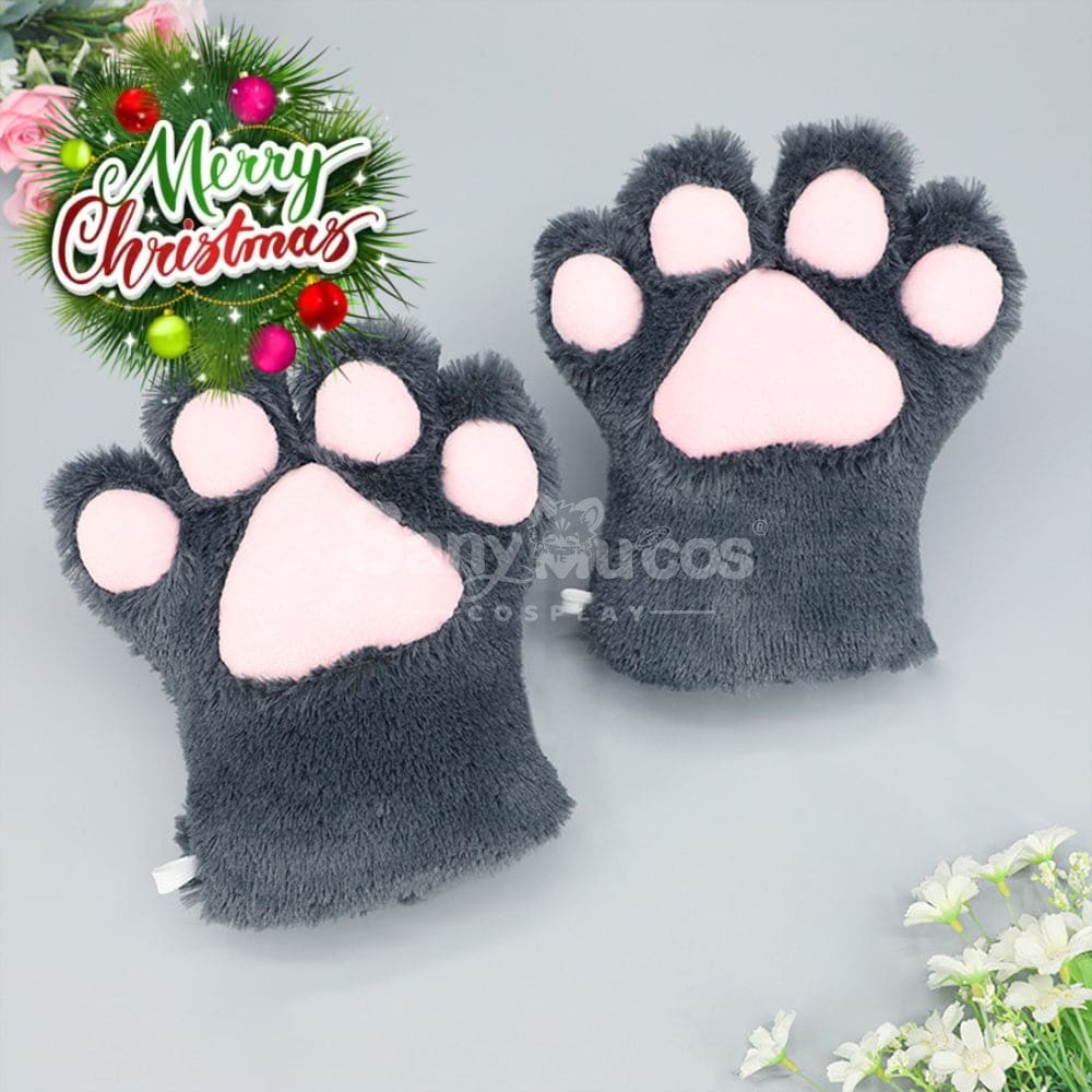 【In Stock】Cat Paw Gloves Cosplay Props Dark Grey Prop