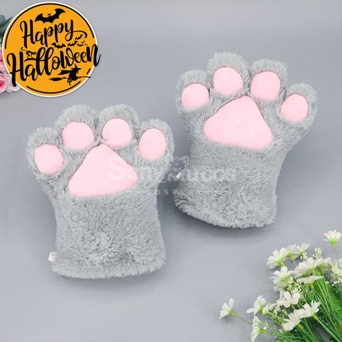 【In Stock】Cat Paw Gloves Cosplay Props Grey Prop
