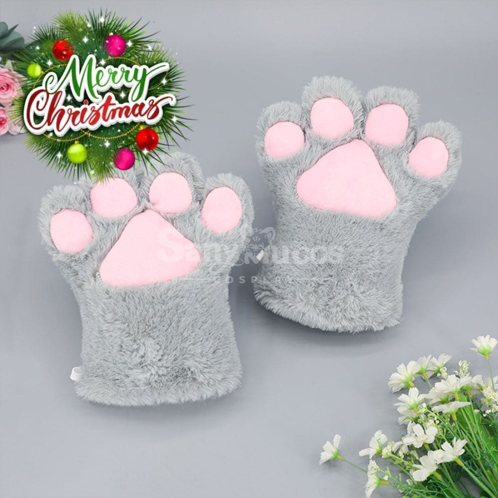 【In Stock】Cat Paw Gloves Cosplay Props Grey Prop