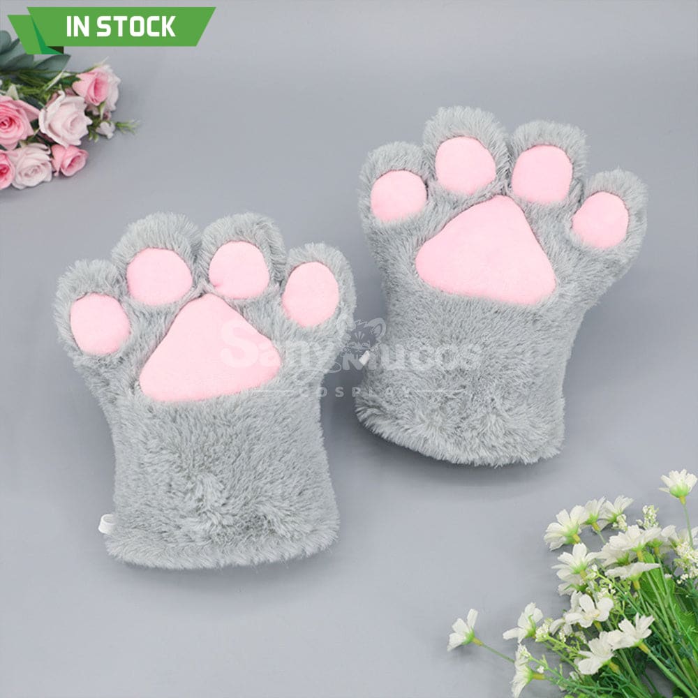 【In Stock】Cat Paw Gloves Cosplay Props Grey Prop