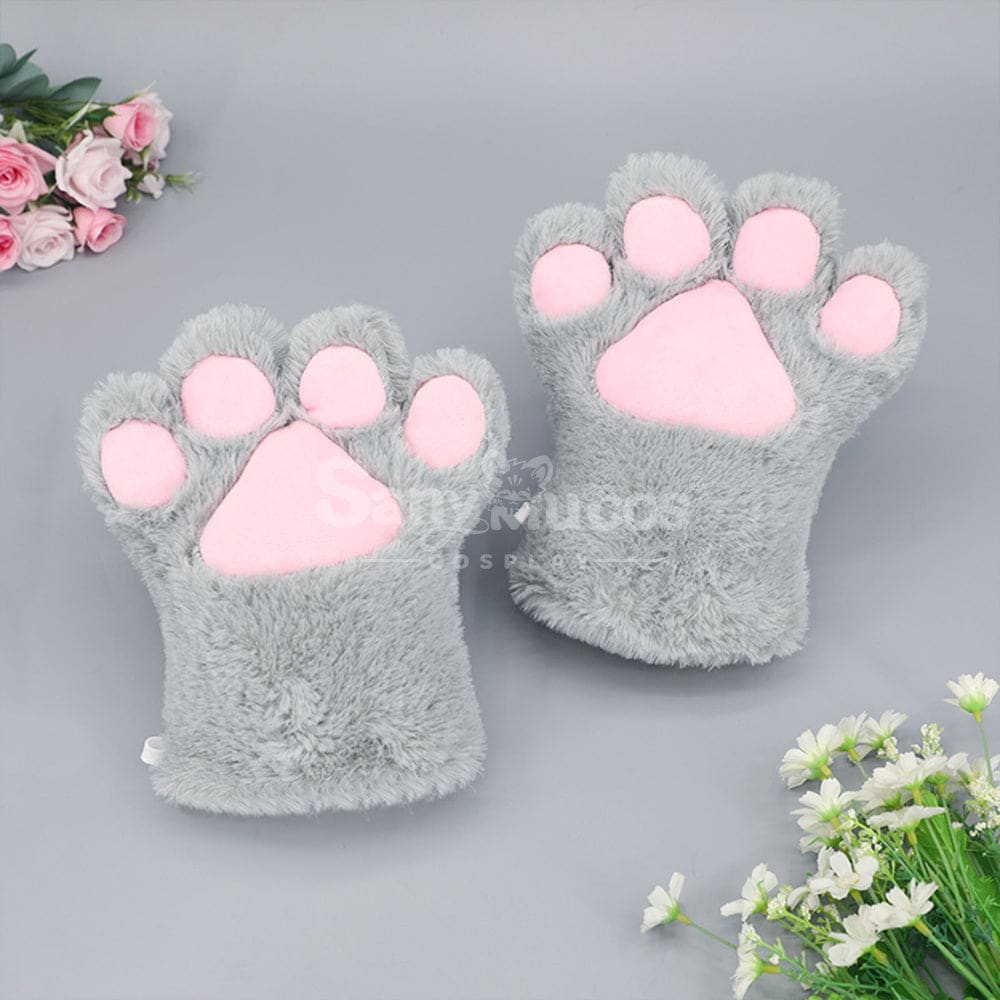 【In Stock】Cat Paw Gloves Cosplay Props Grey Prop