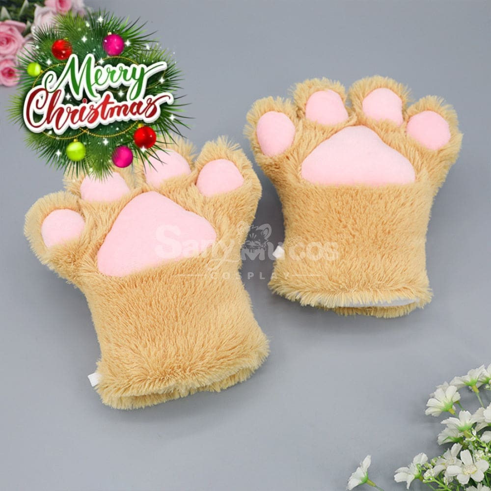 【In Stock】Cat Paw Gloves Cosplay Props Light Tan Prop